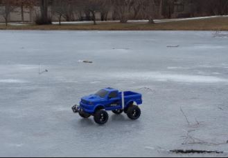 Truck on Pond