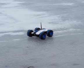 Rover on Pond